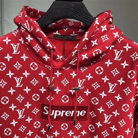 best fake supreme louis vuitton hoodie|authentic Louis Vuitton supreme hoodie.